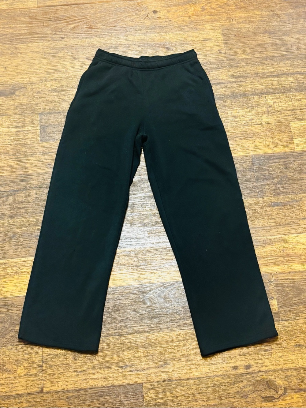 Black Wide Leg Casual sweat Pants